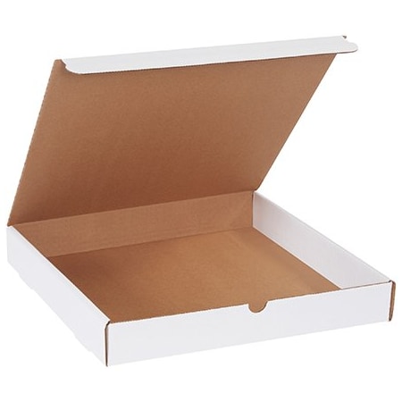 Box Packaging Corrugated Literature Mailers, 14L x 14W x 2H, White, PK50 M14142